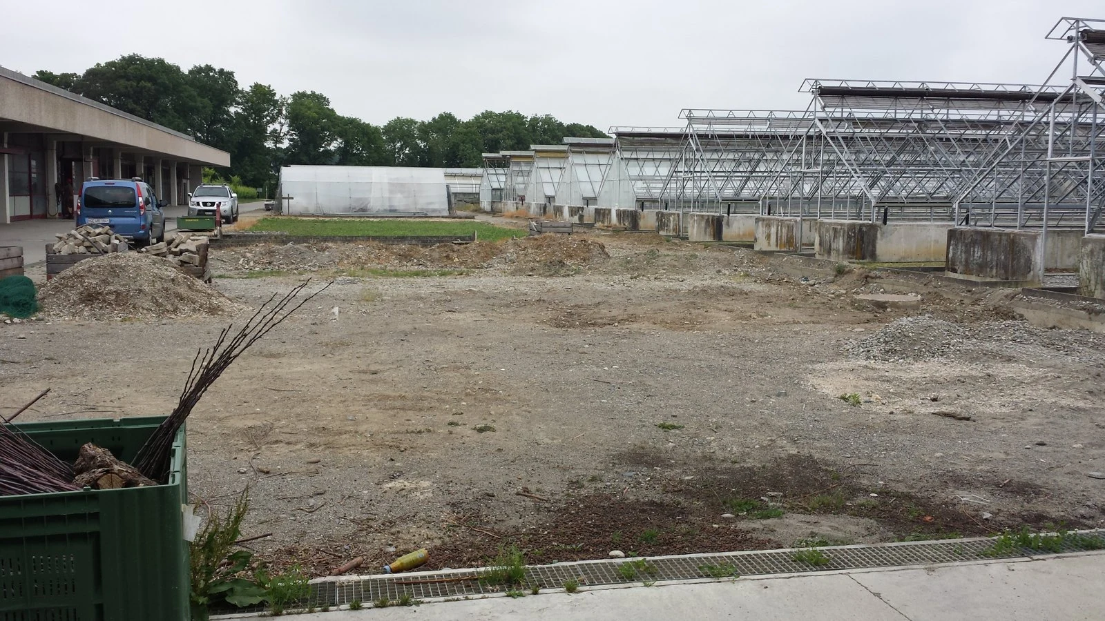 Centre horticole de Lullier — démolition de serres