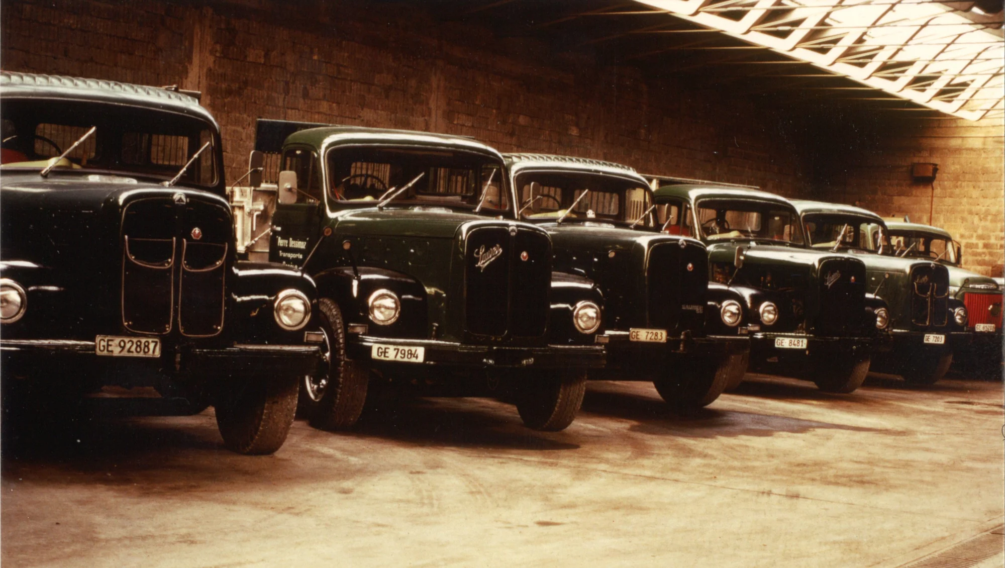 Photographie historique des transports Dessimoz